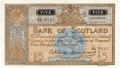 Bank Of Scotland 5 Pound Notes 5 Pounds, 12. 6.1958